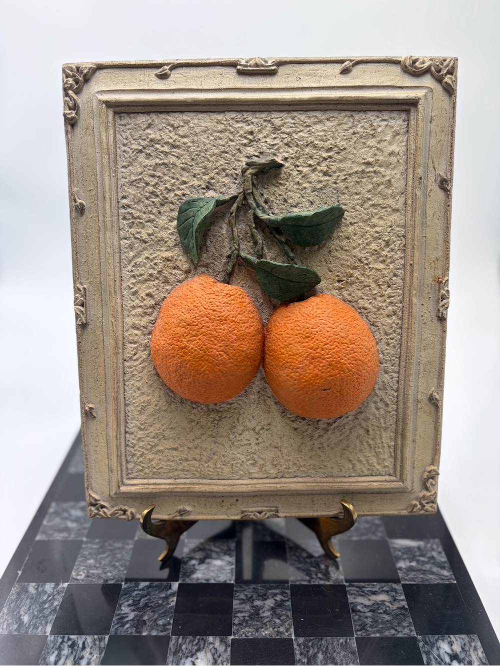 Framed Orange Citrus Wall Art - Orange